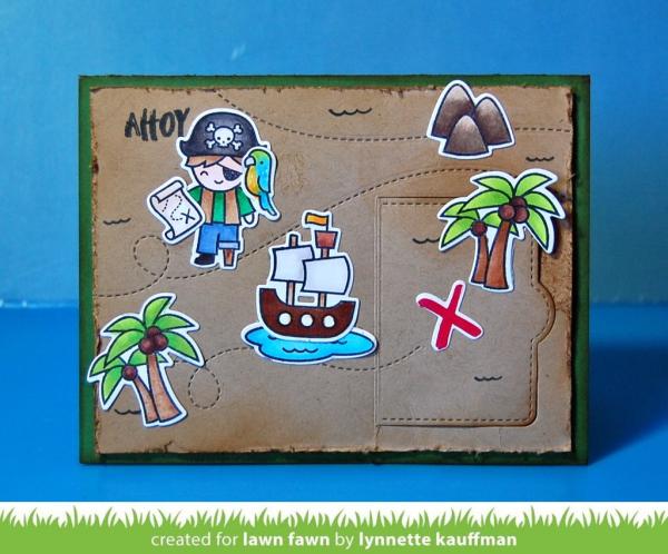 Lawn Fawn Stempelset "Ahoy, Matey" Clear Stamp