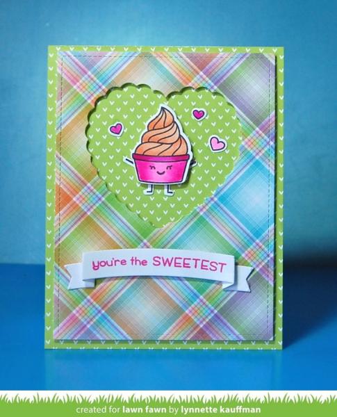 Lawn Fawn Craft Die - Lacy Heart Stackables