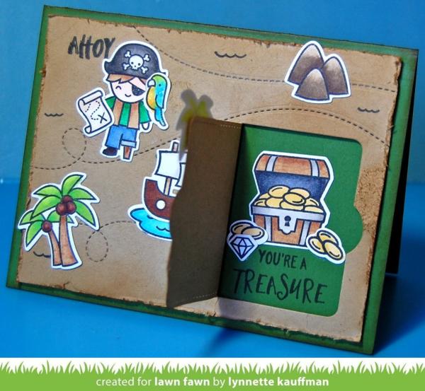 Lawn Fawn Stempelset "Ahoy, Matey" Clear Stamp