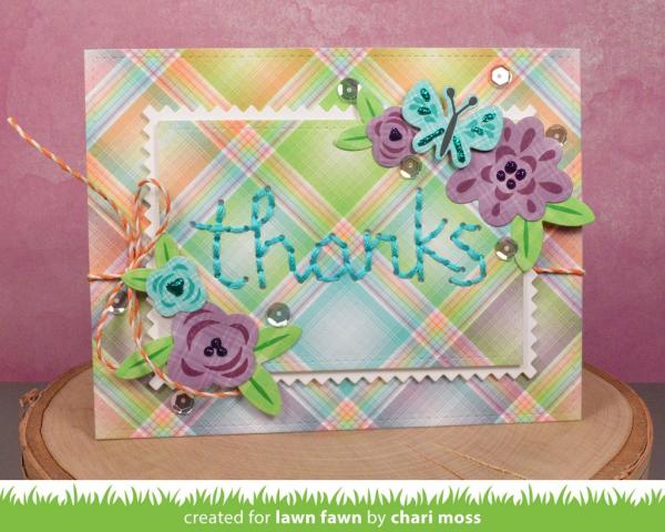 Lawn Fawn Stempelset "Fab Flowers" Clear Stamp
