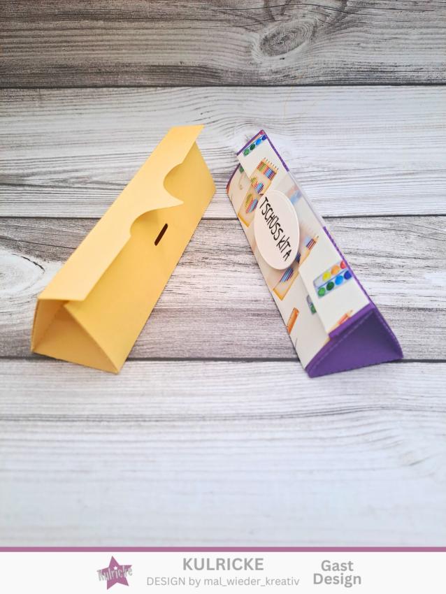 Kulricke Stanzschablone "Dreiecks Box" Craft Die | Boxenstanze | Stanze
