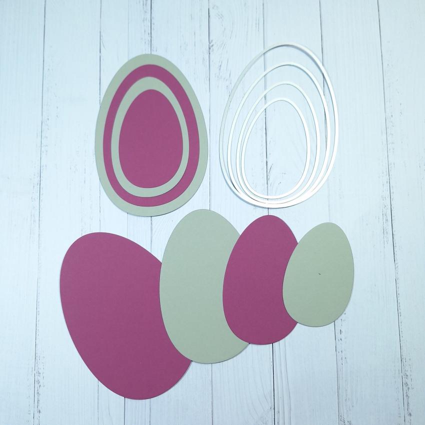 Kulricke Stanzschablone "Eier XL" Craft Die 