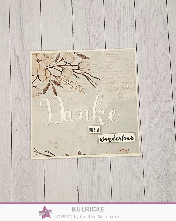 Kulricke Stanzschablone "Danke XL" Craft Die | Stanze