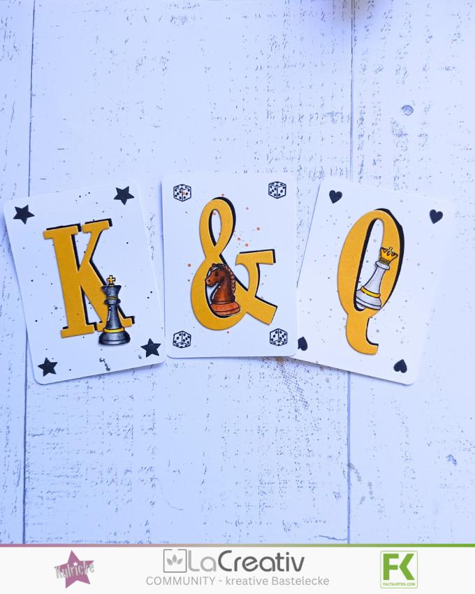 Kulricke Stempel "Spieleabend " 10x10cm Clear Stamp