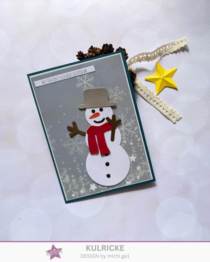 Kulricke Stanzschablone "Schneemannzeit" Craft Die 