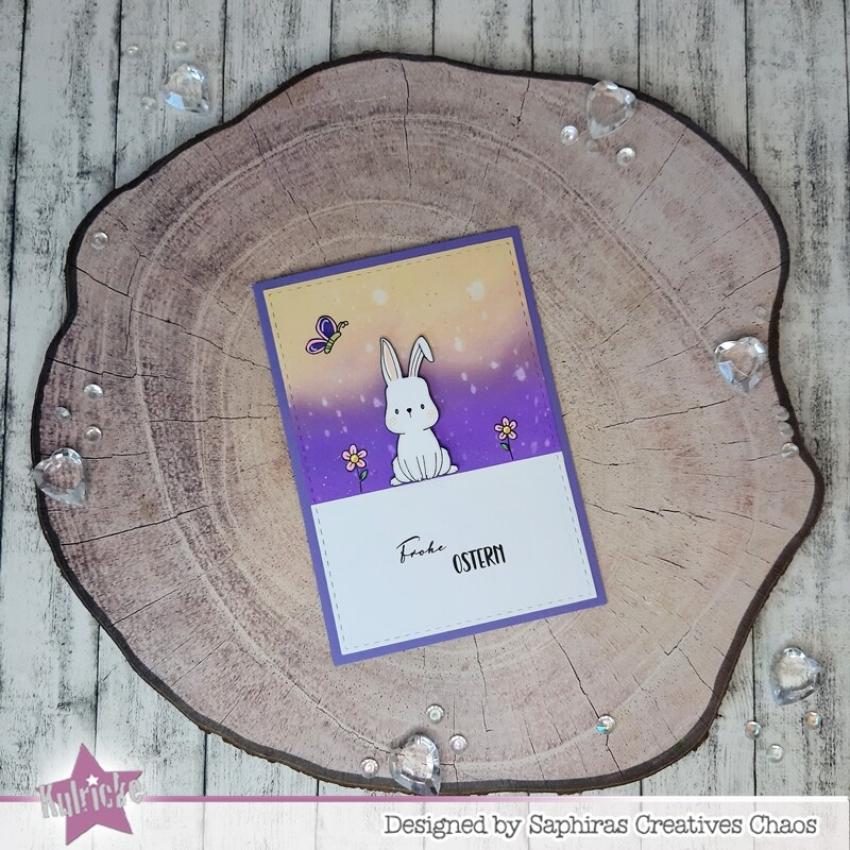 Kulricke Stempelset "Frohe Ostern" Clear Stamp