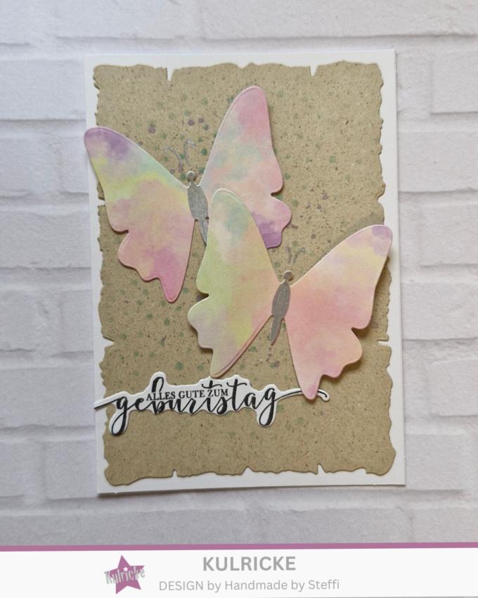 Kulricke Stanzschablone "Bunter Schmetterling" Craft Die