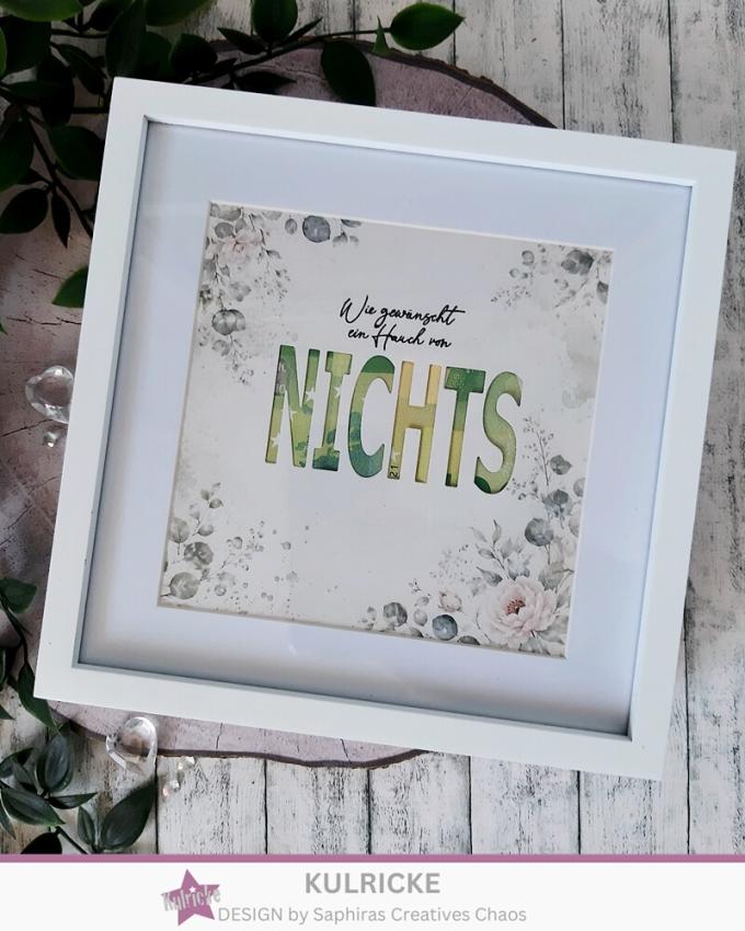 Kulricke Stanzschablone "Nichts Insert mit Aufleger" Craft Die
