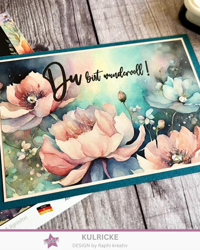 Kulricke Stempel "DU bist wundervoll" Clear Stamp