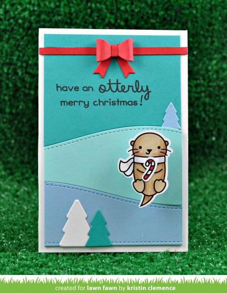 Lawn Fawn Stempelset "Winter Otter" Clear Stamp