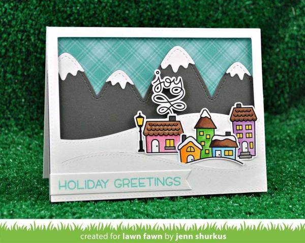 Lawn Fawn Stempelset "Winter Village" Clear Stamp