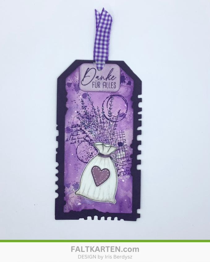 Kulricke Hintergrundstempel" Lavendel Hintergrund" Clear Stamp