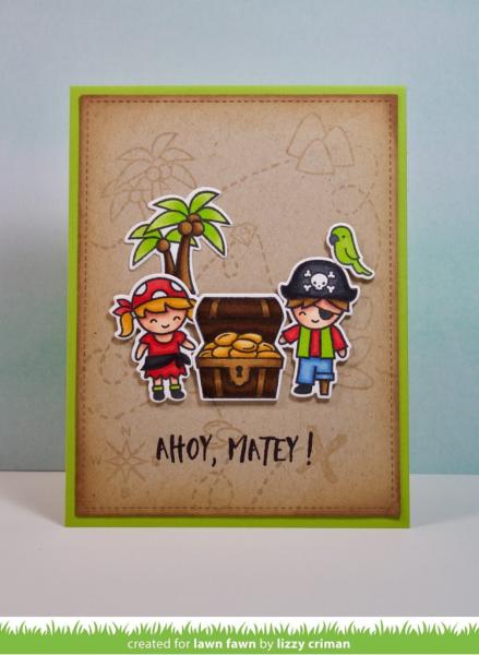 Lawn Fawn Stempelset "Ahoy, Matey" Clear Stamp