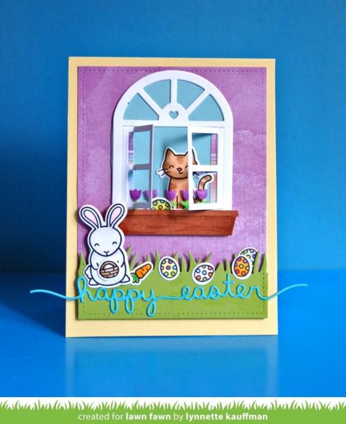 Lawn Fawn Stempelset "Meow You Doin'" Clear Stamp