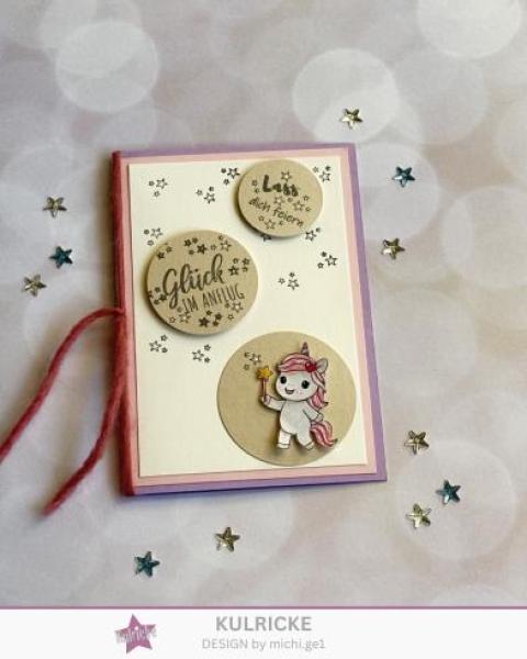 Kulricke Stempel "Einhorn-Minis" 10x10cm Clear Stamp