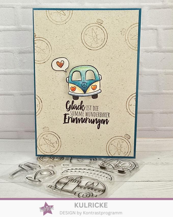 Kulricke Stempel "Campingliebe" Clear Stamp