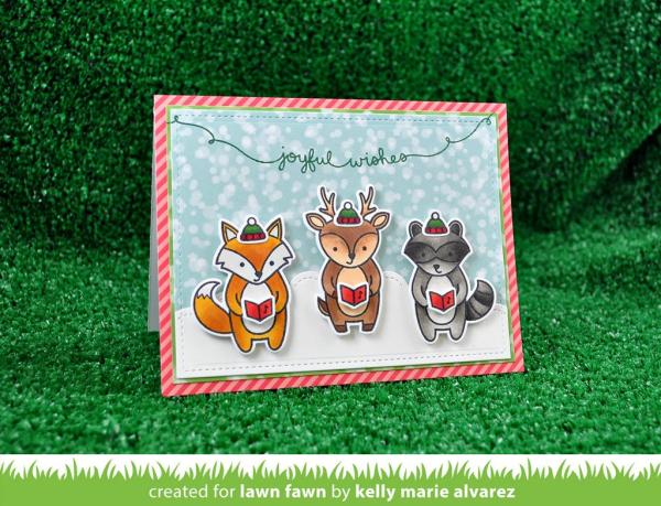 Lawn Fawn Stempelset " Holiday Party Animal" Clear Stamp