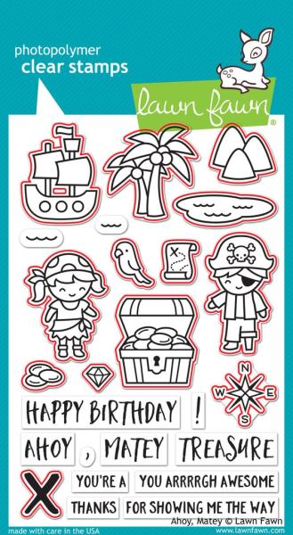 Lawn Fawn Stempelset "Ahoy, Matey" Clear Stamp