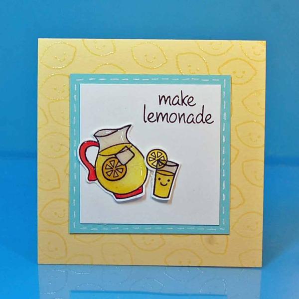 Lawn Fawn Stempelset "Make Lemonade" Clear Stamp