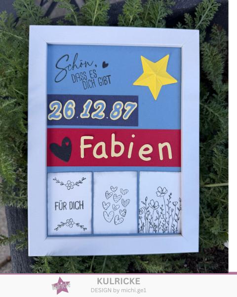 Kulricke Stanzschablone "Zahlen mit Schatten" Craft Die 
