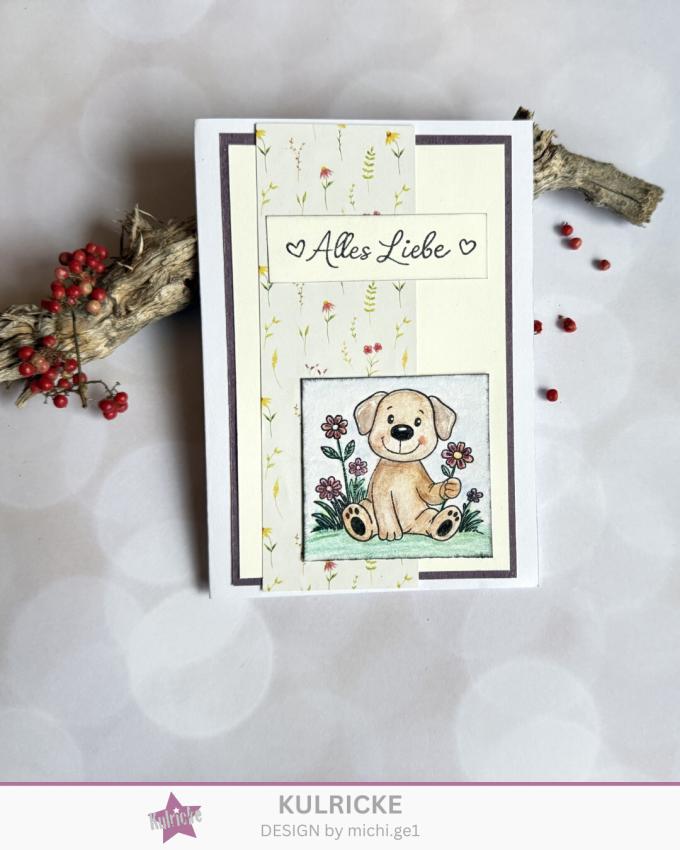 Kulricke Stempelset "Schnüffelblumen" A7 Clear Stamp