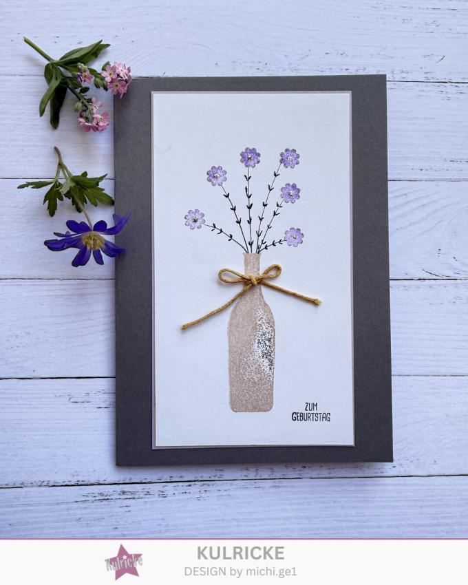 Kulricke Stempel "Prost & Alles Gute" 10x10cm Clear Stamp