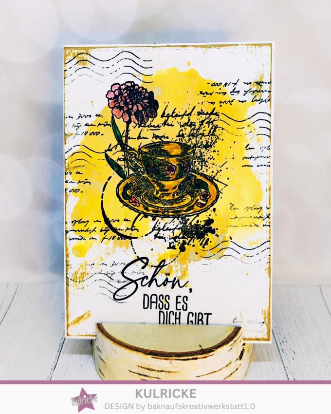 Kulricke Stempel "Kaffeepoesie" Clear Stamp