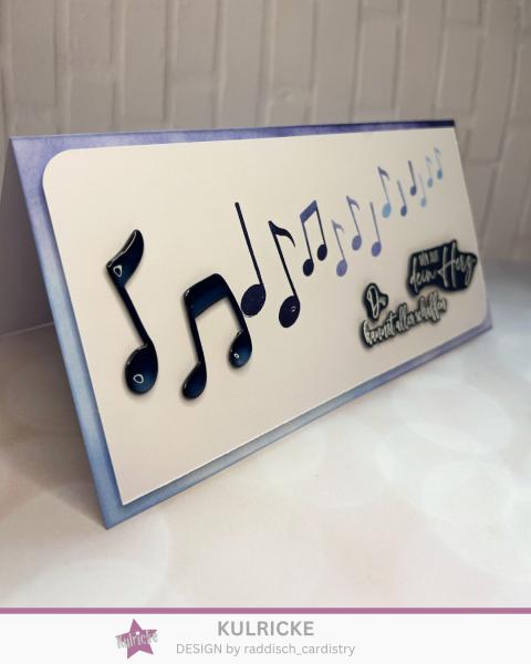 Kulricke Stanzschablone "Musiknoten" Craft Die 