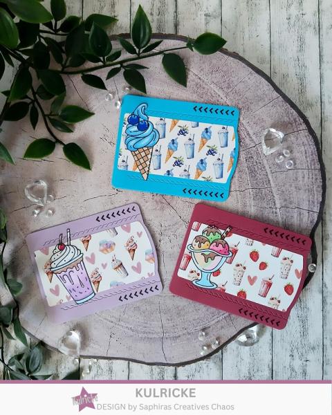 Kulricke Stempelset "Ein Gutschein" 10x10cm Clear Stamp 