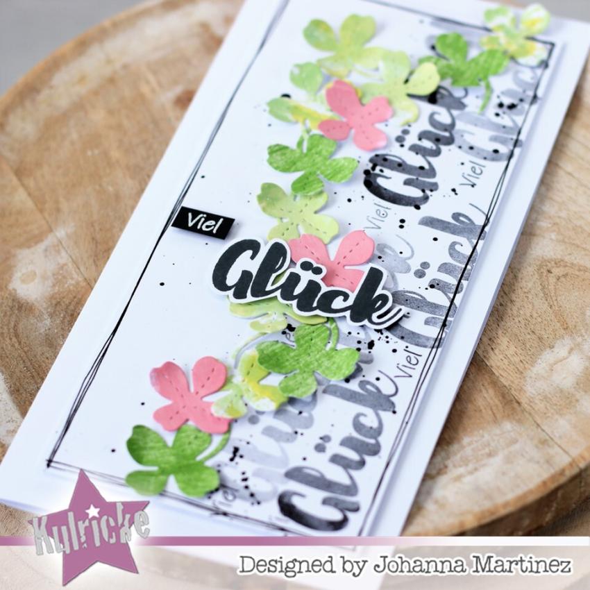 Kulricke Stanzschablone "Glücksklee" Craft Die | Stanze