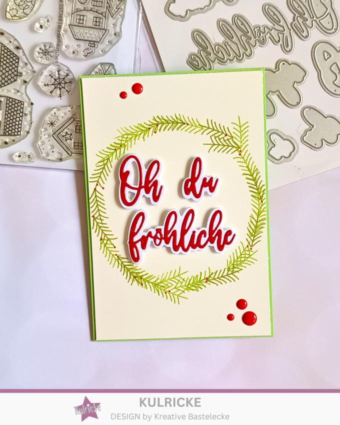 Kulricke Stempelset "Oh du Fröhliche" Clear Stamp
