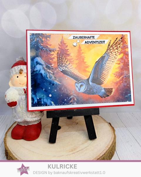 Kulricke Stempelset "Weihnachtszeit Label" A7 Clear Stamp