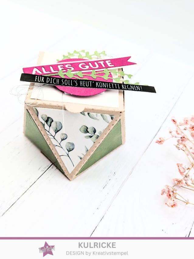Kulricke Stanzschablone "Geometric Faltschachtel" Craft Die