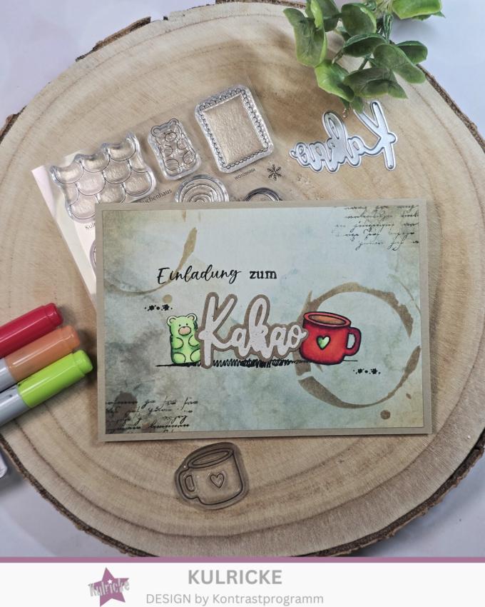 Kulricke Stanzschablone "Tee und Kakao" Craft Die 