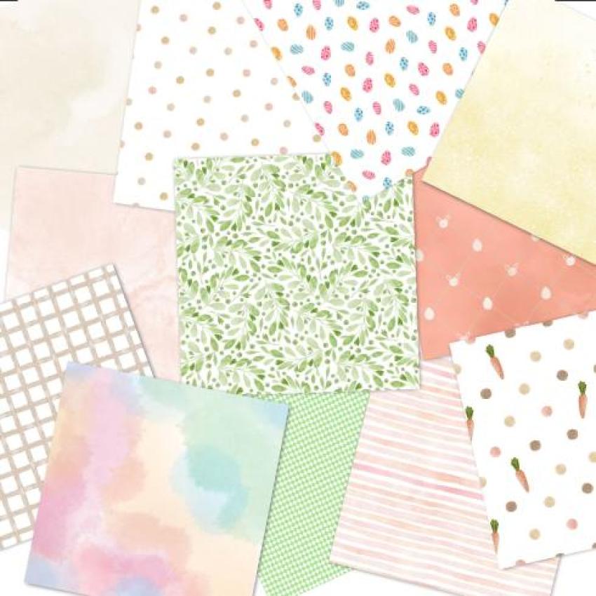 LaCreativ - Designpapier "Kleine Osterwelt" Paper Pack 6x6" - 24 Bogen