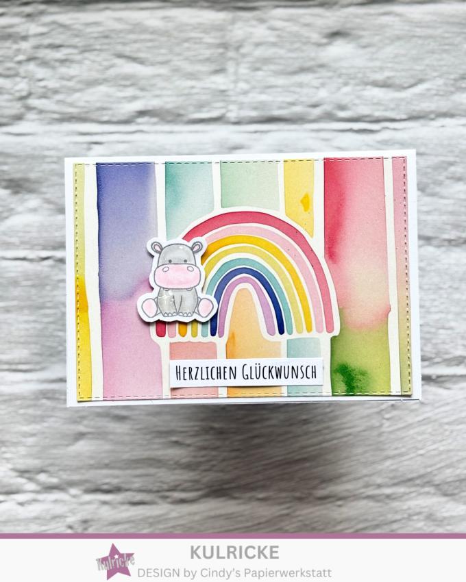 LaCreativ - Designpapier "Bunte Regenbogenwelt" Paper Pack 6x6" - 24 Bogen
