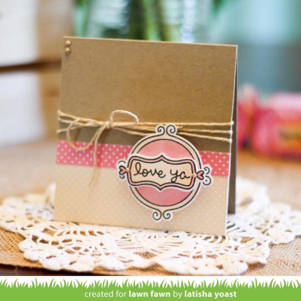 Lawn Fawn Stempelset "Flirty Frames" Clear Stamp
