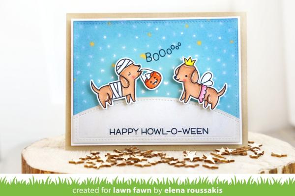 Lawn Fawn Stempelset "Happy Howloween" Clear Stamp
