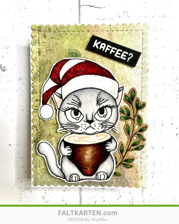 Kulricke Stempelset "Grummel-Katze" Clear Stamp