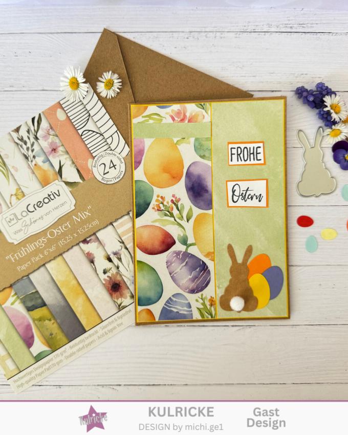 LaCreativ - Designpapier "Frühlings-Oster Mix" Paper Pack 6x6" - 24 Bogen