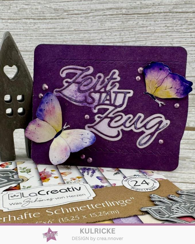 LaCreativ - Designpapier "Zauberhafte Schmetterlinge" Paper Pack 6x6" - 24 Bogen