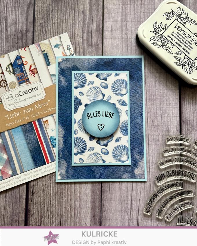 LaCreativ - Designpapier "Liebe zum Meer" Paper Pack 6x6" - 24 Bogen