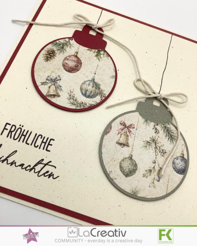 LaCreativ - Designpapier "Vintage Weihnachten" Paper Pack 6x6" - 24 Bogen