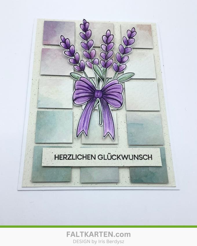 Kulricke Stempel "Lavendelliebe" Clear Stamp