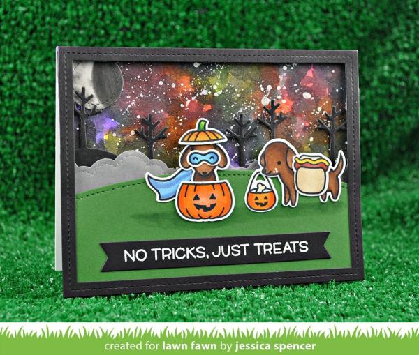 Lawn Fawn Stempelset "Happy Howloween" Clear Stamp