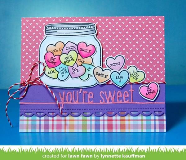 Lawn Fawn Craft Die - Lacy Borders