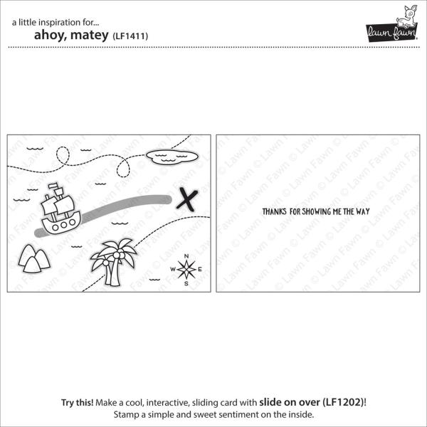 Lawn Fawn Stempelset "Ahoy, Matey" Clear Stamp