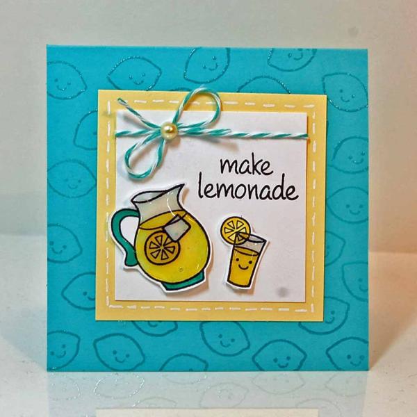 Lawn Fawn Stempelset "Make Lemonade" Clear Stamp