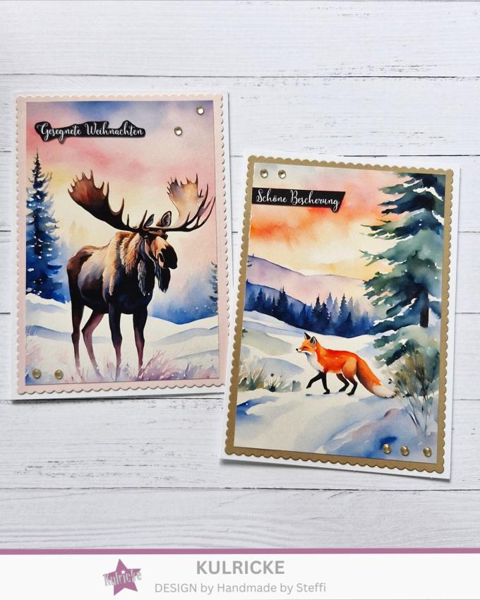 LaCreativ - Designpapier "Nordische Winterlandschaft" Paper Pack 6x6" - 24 Bogen