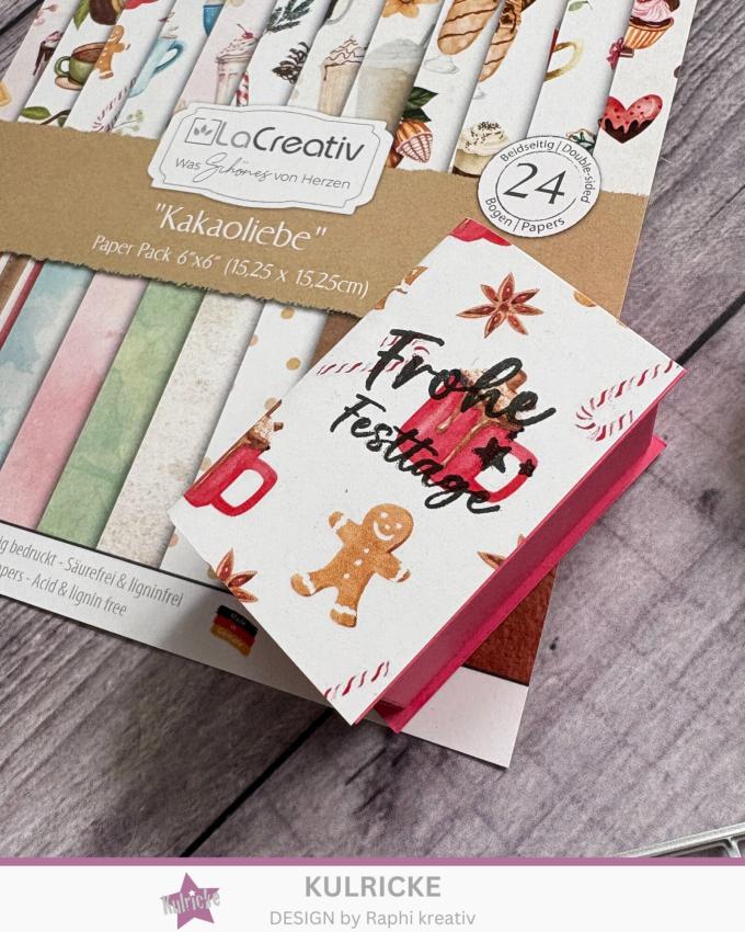 LaCreativ - Designpapier "Kakaoliebe" Paper Pack 6x6" - 24 Bogen